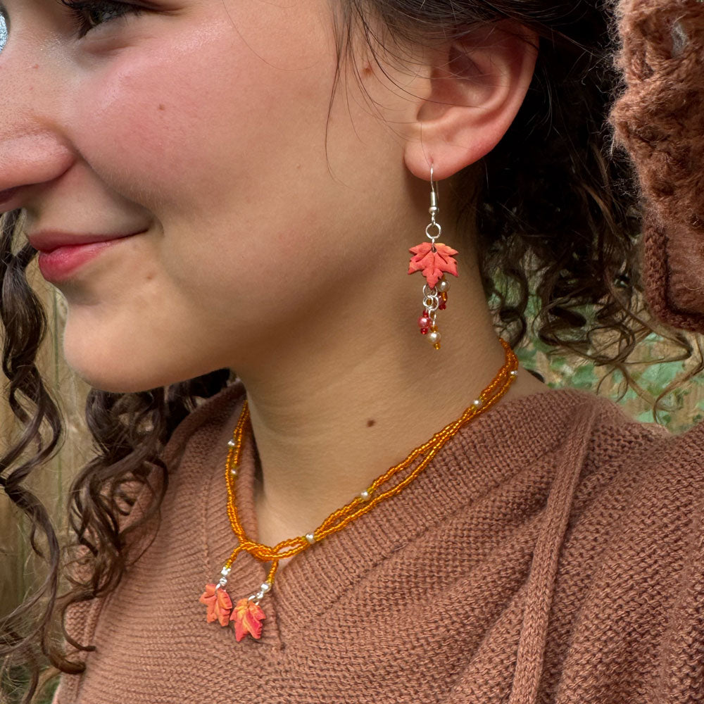 Versatile Sugar Maple Autumn Equinox Complete Jewelry Set