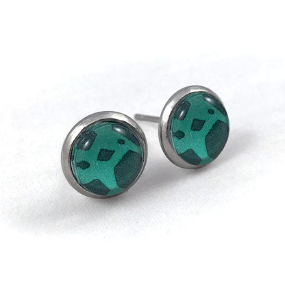 Cute Shrubbery - Bulb of Life Wood Element Stud Earrings