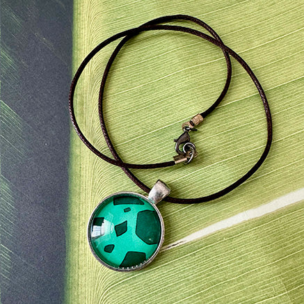 Cozy Canopy - Bulb of Life Wood Element Cord Necklace