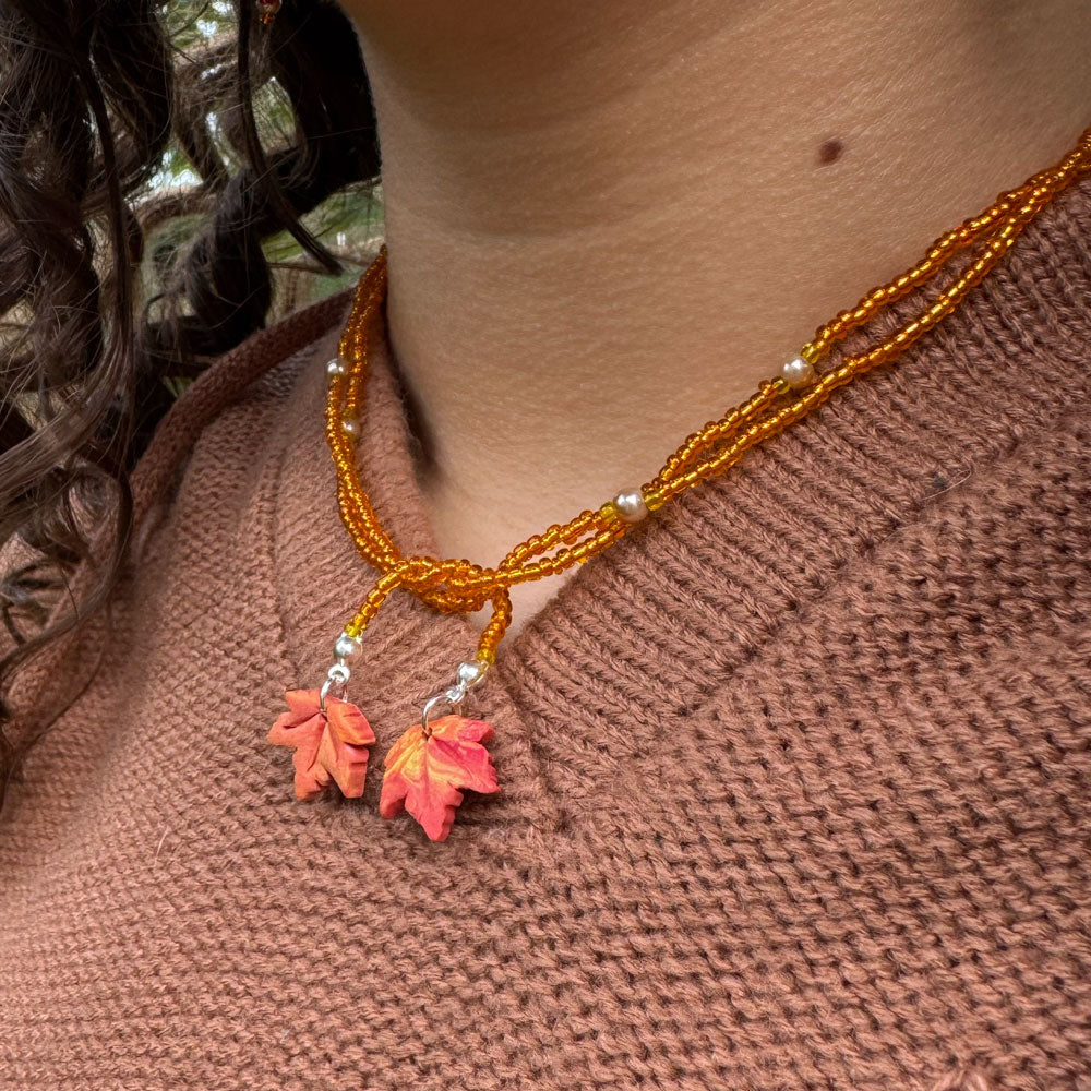 Versatile Sugar Maple Autumn Equinox Complete Jewelry Set
