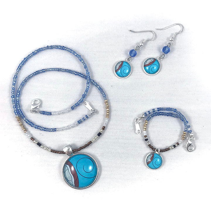 Water Gym Starter Complete Turtle Splash Beaded Set