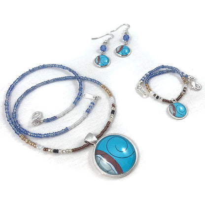 Water Gym Starter Complete Turtle Splash Beaded Set